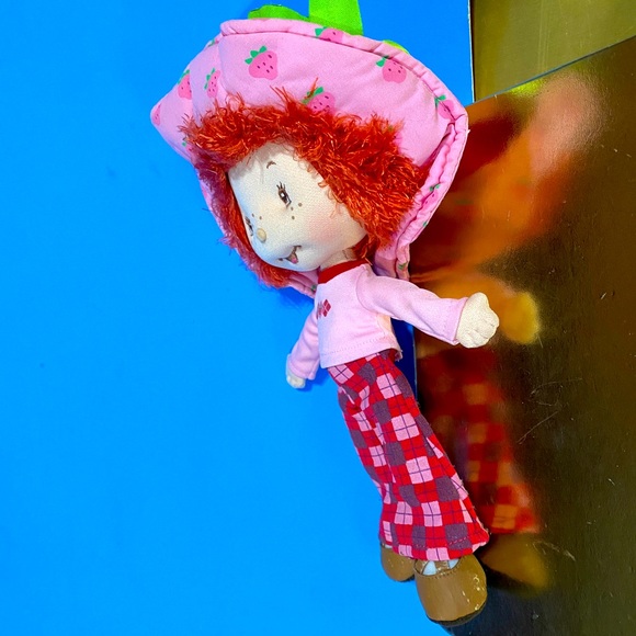 STRAWBERRY SHORTCAKE VTG 2003 RAG DOLL PLUSH REMOVABLE TOP EMBROIDERED FACE 10” - Picture 10 of 13